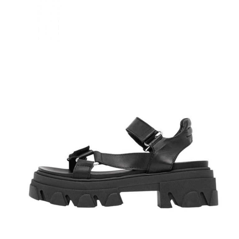 Bianco sandal i sort til dame
