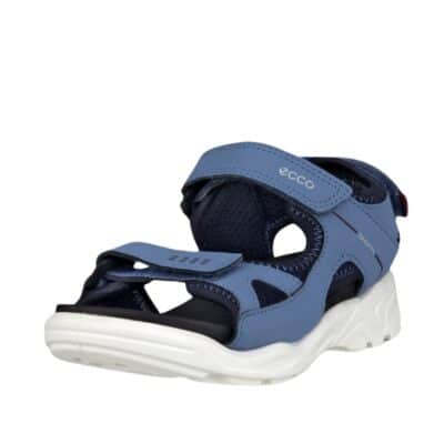 Ecco Biom Raft sandal til børn i blå med velcro