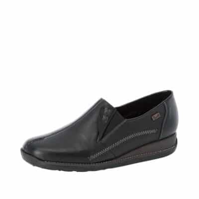 Rieker vandafvisende sko til dame i sort model: 44253-00