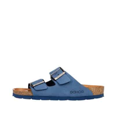 Rohde sandal i blå til dame. Flot sandal i smuk blå farve, med justerbare remme! Model: 5650-54