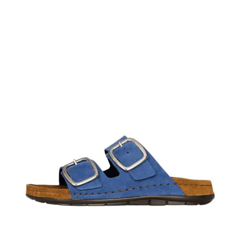 Rohde sandal i blaa til dame. Blødeste sandal i en lækker blaa farve, med justerbare remme! Model: 5879-54