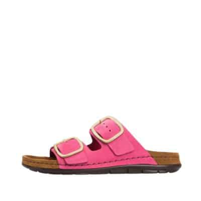 Rohde sandal i pink til dame. Blødeste sandal i en lækker pink farve, med justerbare remme! Model: 5879-46