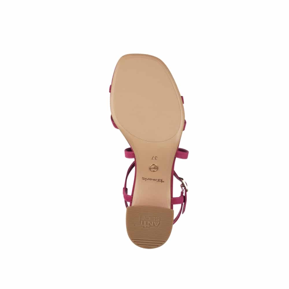 glans Bedøvelsesmiddel Tårer Tamaris sandal | i flot pink farve med rem | Damkjær Sko 》
