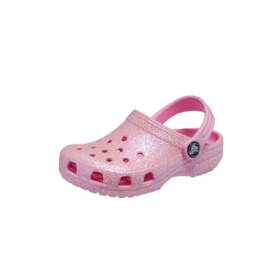 Crocs sandal børn i lyserød glimmer og er en original Crocs