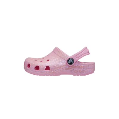 Crocs sandal børn i lyserød glimmer og er en original Crocs