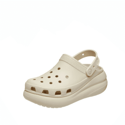 Crocs sandal i beige til dame med platform sål