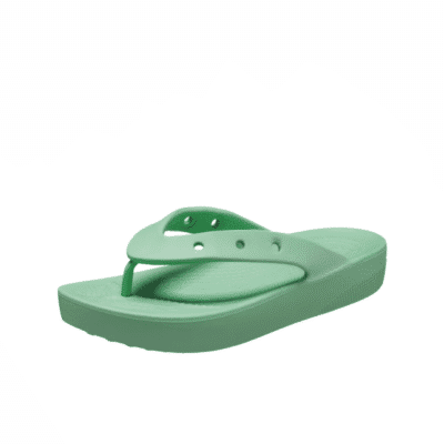 Crocs sandal / slippers i en grøn lime farve