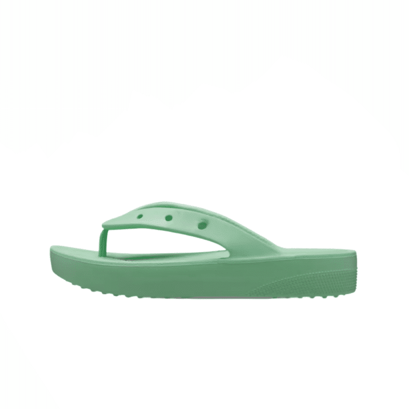 Crocs sandal / slippers i en grøn lime farve