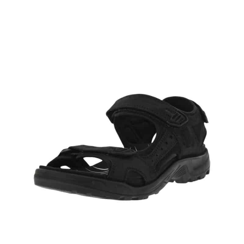 Ecco sandal herre i sort med velcro