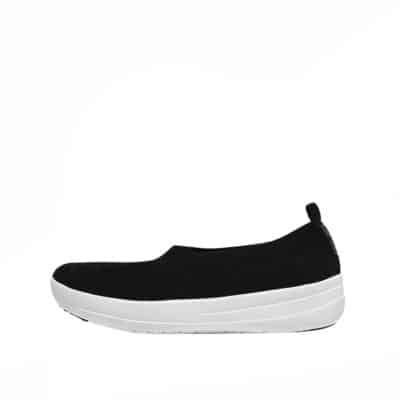 Fitflop sko dame i sort med hvid sål