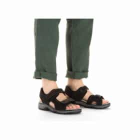 Rieker sandal i sort til herre 21760-00 3