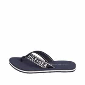 Tommy Hilfiger slippers i mørkeblå til dame FW0FW07143DW6