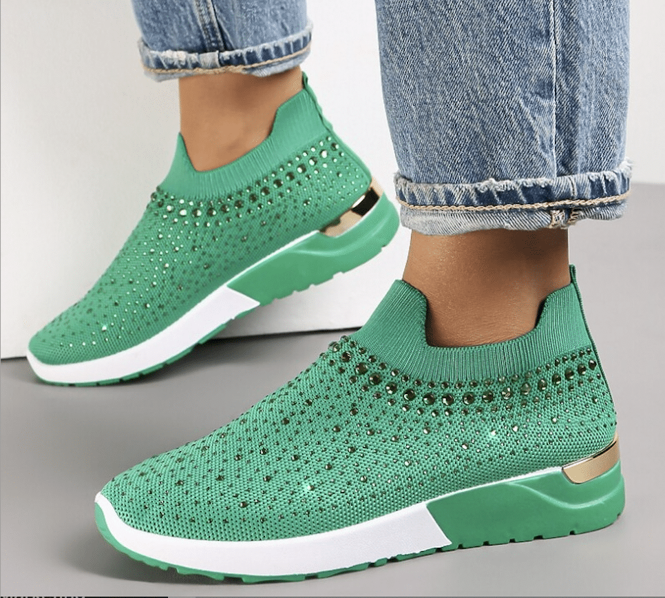 Amour Sneakers i Grøn Dame | Damkjær
