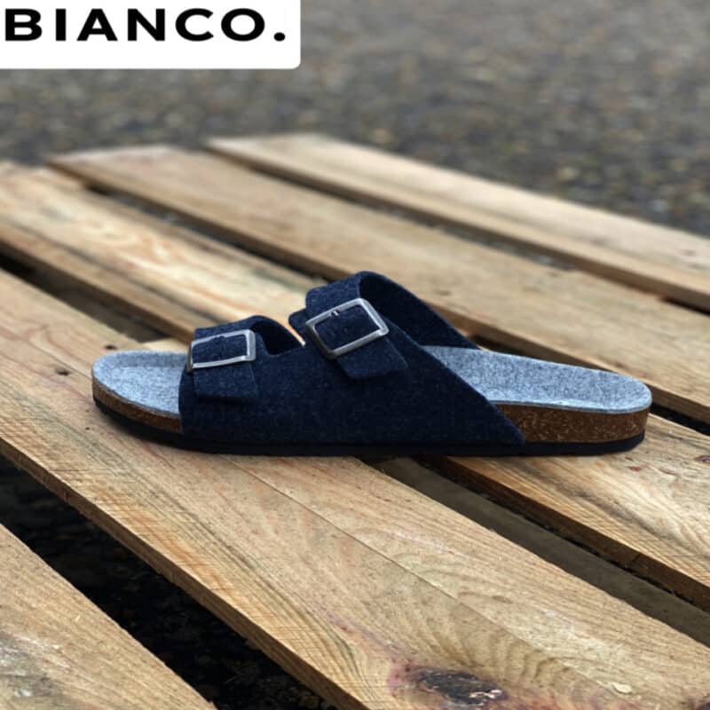 radikal bid ubrugt Bianco Sandal i Blå til Herre 50-71918-304