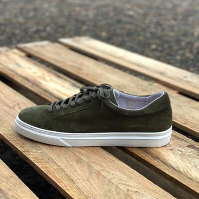 Bianco sneakers herre i grøn med snøre