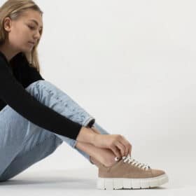 duffy sneakers beioge dame