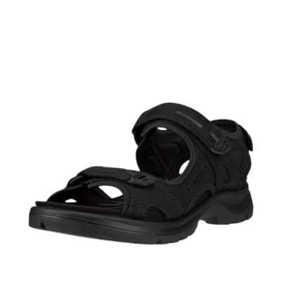 Ecco Offroad sandal til dame i sort med velcro lukning