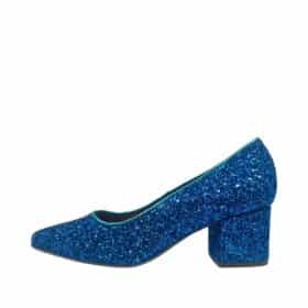 Shoedesign Copenhagen Pumps til Dame i Blå glimmer