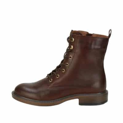 Shoedesign Copenhagen Marietta støvle i brun til dame. Snører støvle i 100% læder og lynlås! Model: S232-1418-013-20