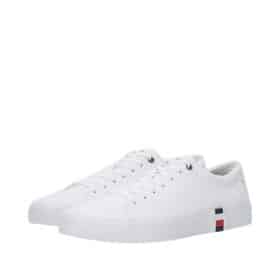 Tommy Hilfiger sneakers i hvid i skind til herre FM0FM04589-YBS