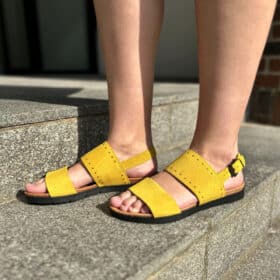 Bianco Sandal i gul til dame