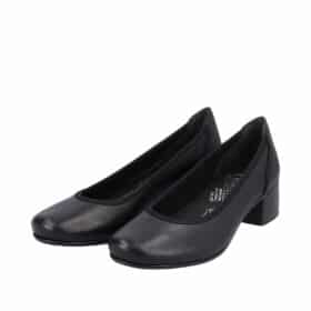 Rieker pumps i sort til dame med 4 cm hæl 41650-00