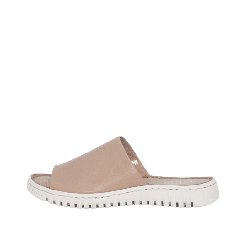 emma sandal dame i beige uden hælkappe