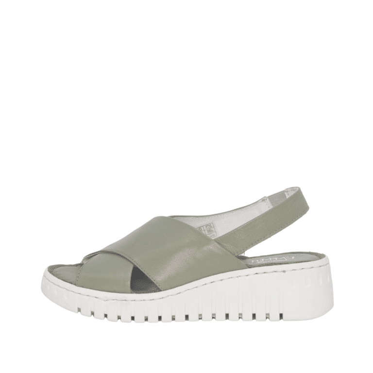 emma sandal dame i grøn med elastik