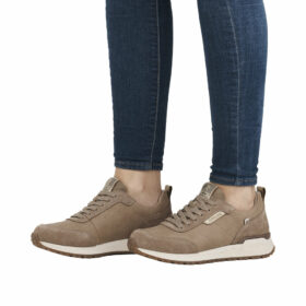 rieker-revolution-sneaker-dame-beige-brun-W0603-20-1