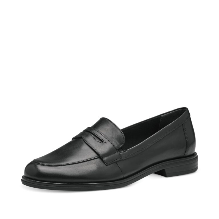 Flot loafers til dame fra Tamaris sort i 100% læder