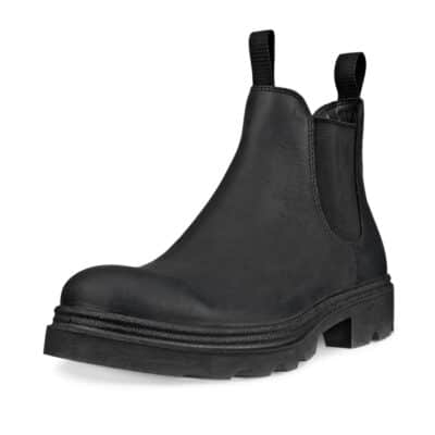 Ecco Grainer M støvle i sort til herre. Støvle i lækker blød nubuck kvalitet! Elastik i begge sider. Model: 21470402001