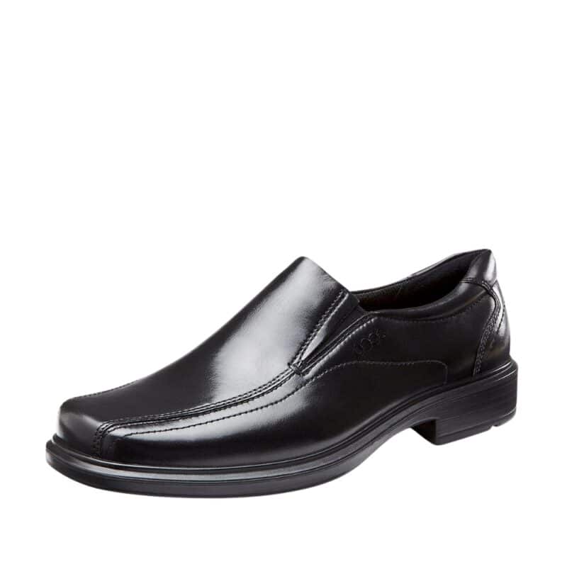 Ecco Helsinki herresko i sort med slip-on