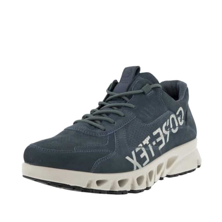 Ecco Multi Vent M sneakers til herre i blå og grå med GoreTEX