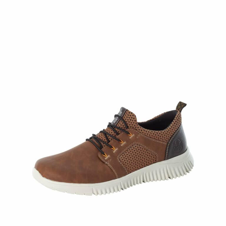 Rieker sneakers til herre i brun med ekstra vidde G