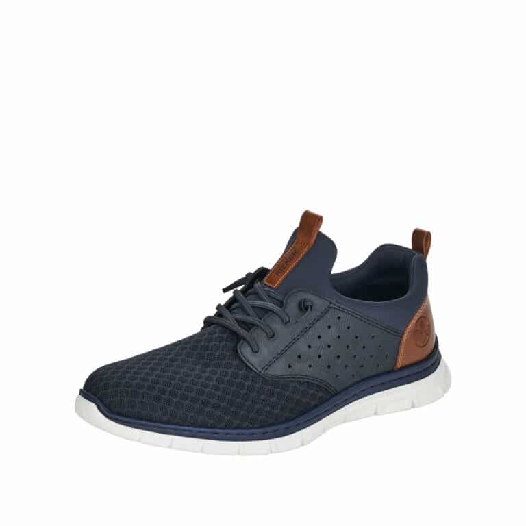 Rieker sneakers til herre i blå med udtagelige Memosoft såler
