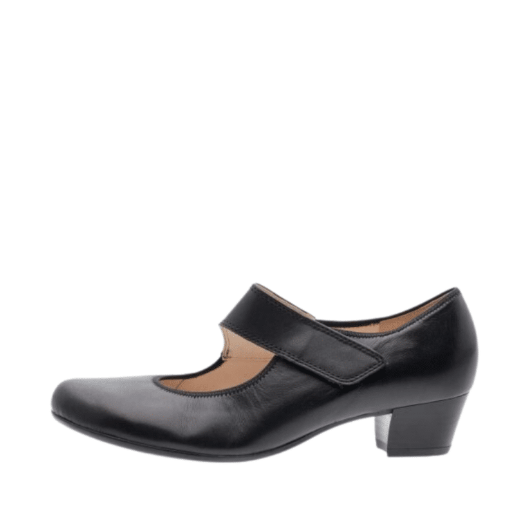 ara pumps dame i sort med skindoverdel