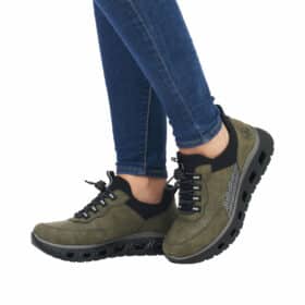 rieker-sko-dame-groen-M6058-54-3