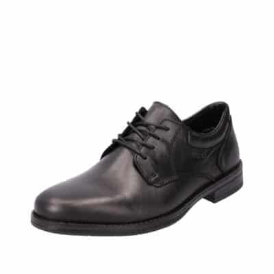 Rieker sko i sort til herre som er både let, ekstra fleksibel og støddæmpende.