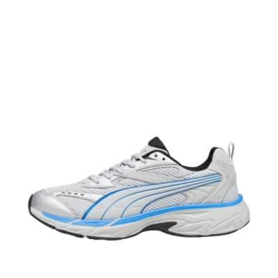 Puma morphic pop sneaker grå og blå. Sporty sneakers med dejligt bløde såler. Model: 392983-02