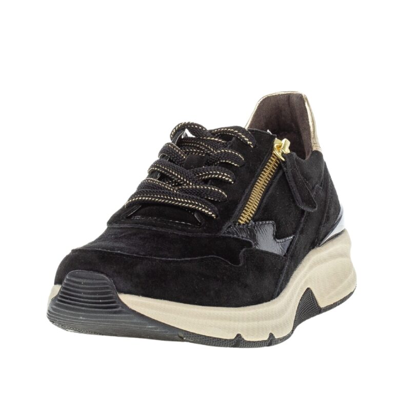 Gabor Rolling Soft sneakers til dame i sort