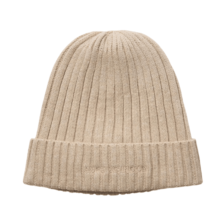 Sofie Schnoor hue dame i beige med logo