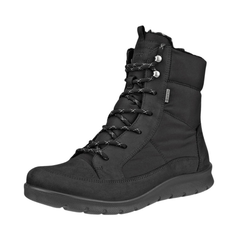 Ecco støvle dame i sort med goretex