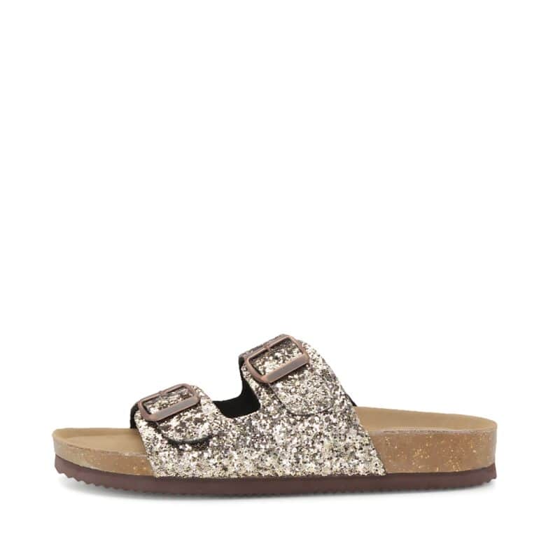 CPH-Comfort Bio sandal med guld glimmer til dame