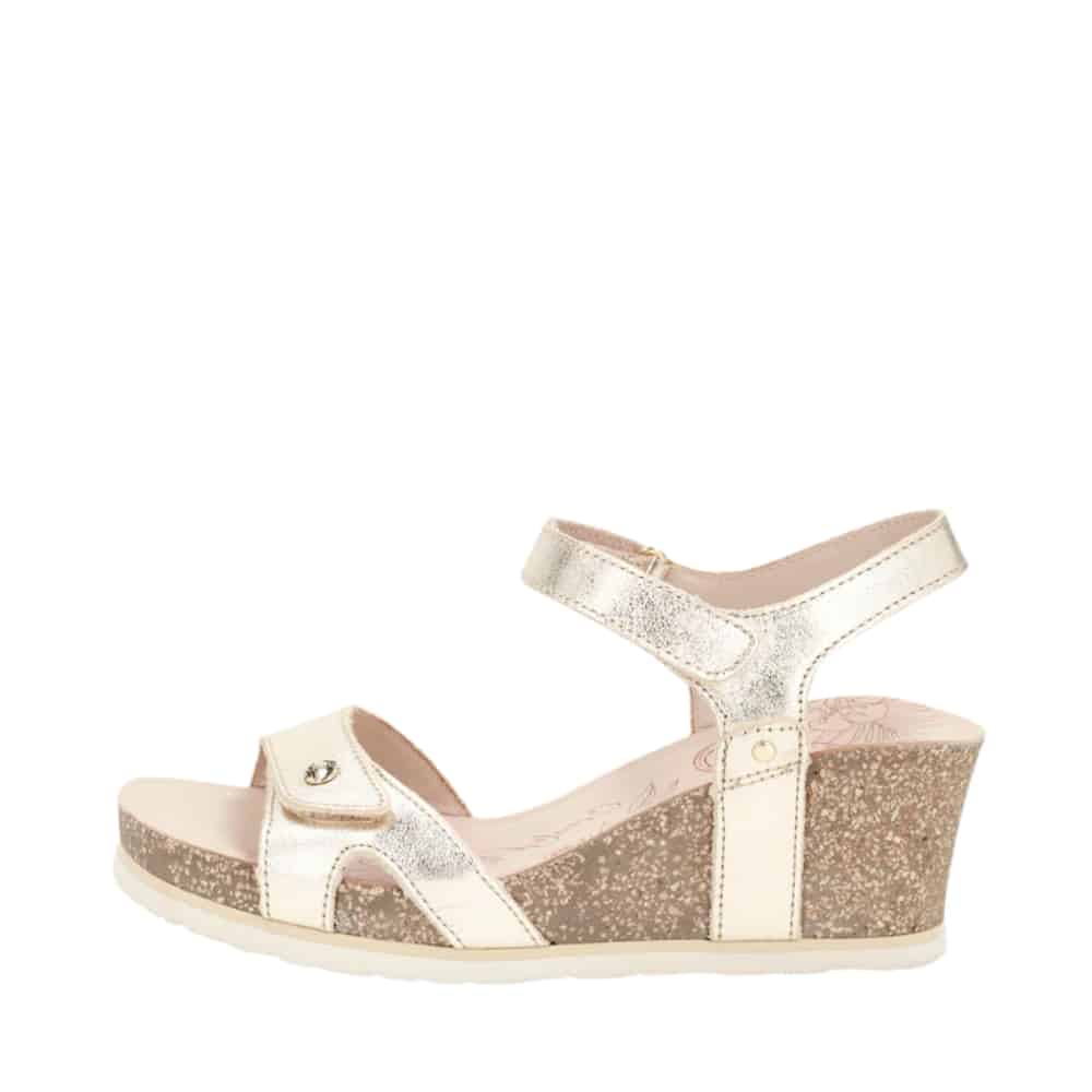 Spar: 20% - Panama Jack Julia Shine B3 Sandal Dame - 40 - Guld - Model: Julia - Fri fragt