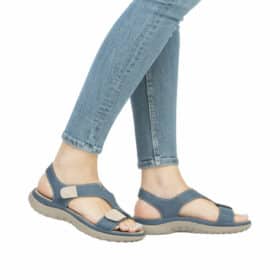 rieker-sandal-dame-blå-64873-14-9