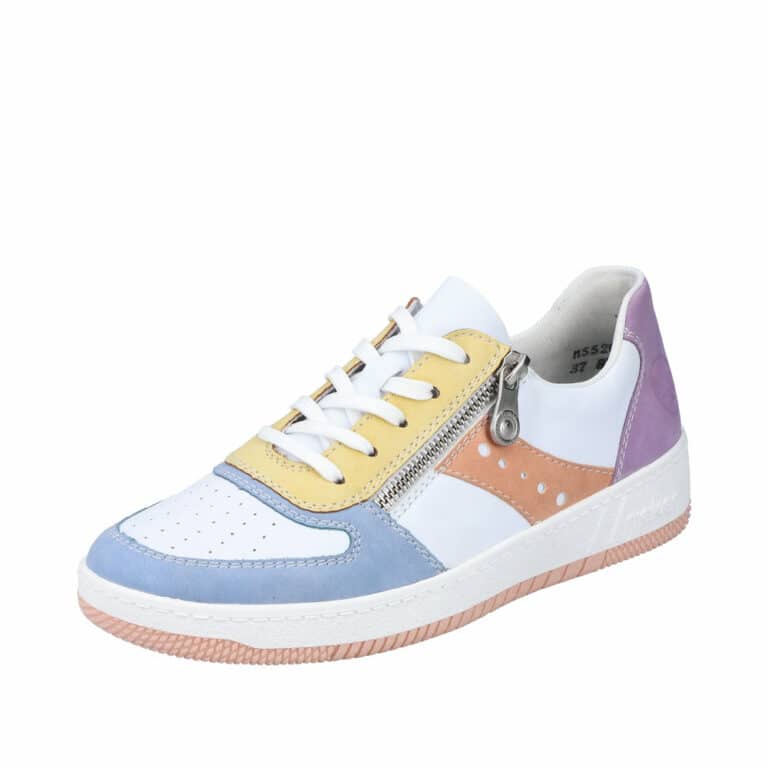 Veganske hvide sneakers fra Rieker til dame med flere farver
