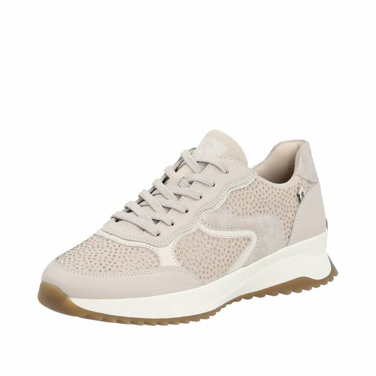 Rieker Revolution sneakers til dame i rosa med udtagelig sål