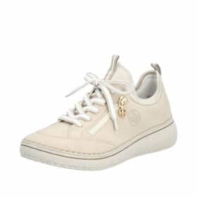 Rieker beige sneakers til dame. God stødabsorberende sål og Antistress.