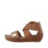 Cashott Casava High Cut sandal til dame i brun