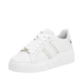 Rieker Revolution sneakers til dame i hvid med udtagelige såler